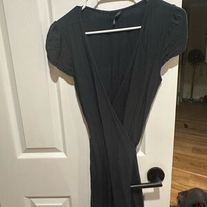 Brandy Melville Navy Wrap Dress